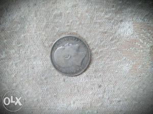 Original Silver Coin Edward (vii)  One Rupee Coin
