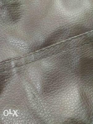 Pure leather bean bag, empty, big size brand new