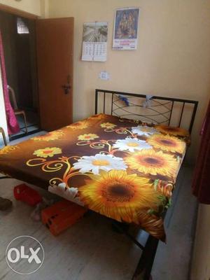 Rot iron double bed