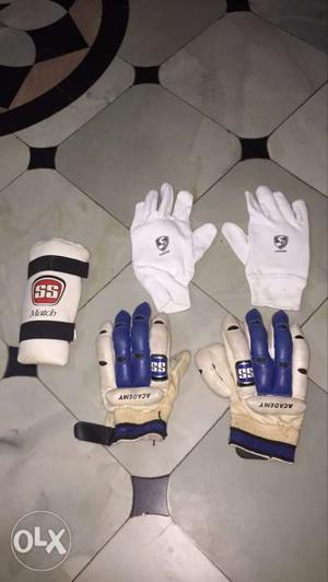 SS cricket Gloves and SG inner Gloves
