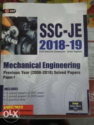 SSC-JE  Mechanical Engineering Textbook
