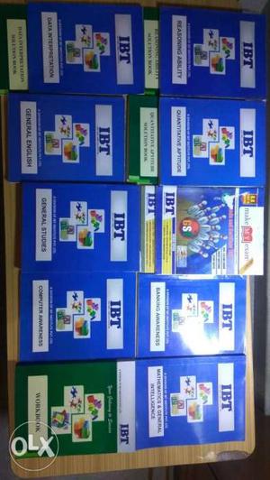 Second hand IBT books for Bank PO and SSC Cgl. Very fresh