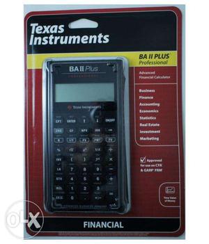 Texas Instruments BA-II Professional CFA Calculator