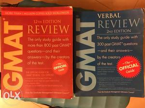 Two GMAT official guide OG Books