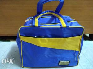 Water proof Blue And Yellow Bag