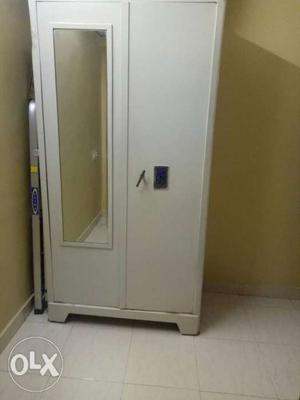White Iron 2-door Cabinet