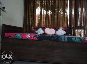 Wooden bed with storage in 4×4 and 3×4 available