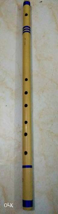 Yellow Wooden Flute
