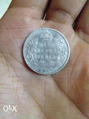  half Rupee coin good condision
