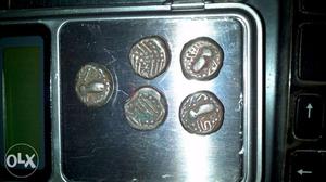 450+ years old Malwa Gadhaiya billion coins. % Silver