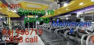 All gym service maintenance repairing all accessories
