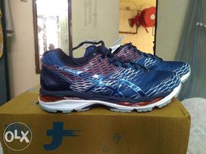 Asics GEL-NIMBUS 18 Running Shoes For Men (Blue)