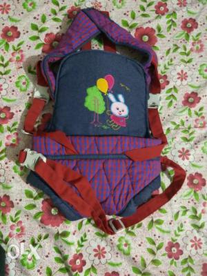Baby's Blue And Red Carrier