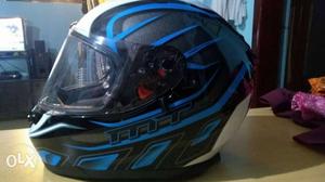 Black And Blue MT Full-face Helmet
