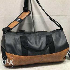 Black And Brown Nike Duffel Bag