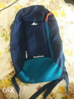 Black And Green Quechua Backpack