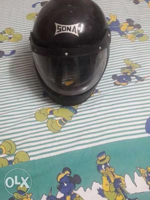 Black Sona Full-face Helmet