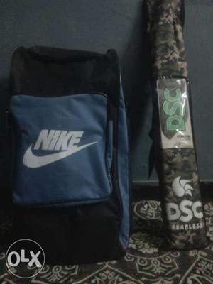 Blue And Black Nike Duffle Bag