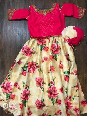 Brand new ghaghra with cold shoulder blouse