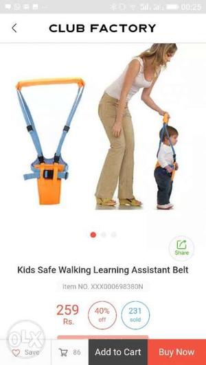 Brand new support walking belt for kids...