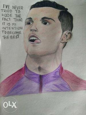 Drawing made by najilso of cr7