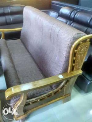 Emi -  X 12(Bajaj) Brand New Teak Wood Sofa