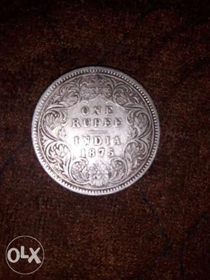 For sale 143years old indian 1rupee coin