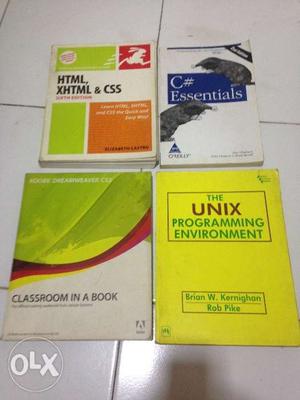 Four Computer Books in good condition 40/- each