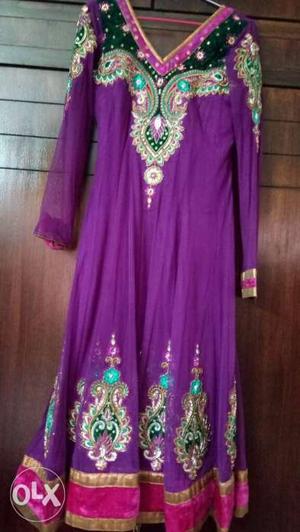 Full heavy suit with dupatta and pajami worn just