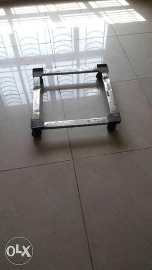 Household Washing Machine Steel Stand with wheels at Rs 250