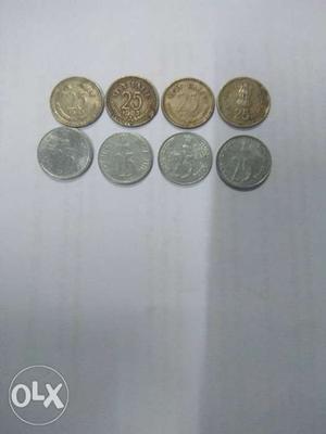 Indian old coins different year