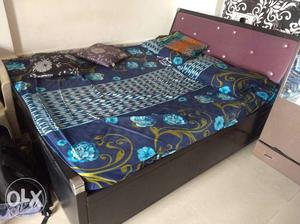 King Size bed on sell with Sleepwell mattress