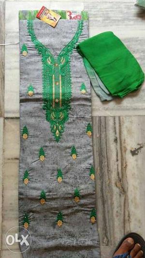 Ladies designer embroidery suit with dupatta