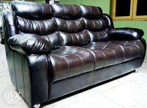 Leather Recliner(1 Seat) 3+1+1 Sofa Unused Only for 