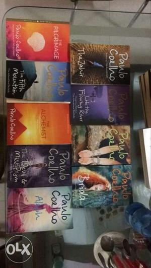 Paulo Coelho book collection, in good condition