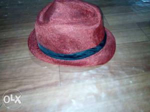 Pink And Blue Fedora Hat