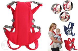 Red And Gray Soft-structured Carrier
