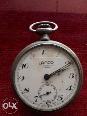 Swiss Made Old Working Condition Vintage Pocket Watch
