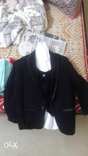 Tuxedo suit for 5 year boy only ones wear