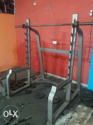 Two year old gym hai.circular in upper portion of