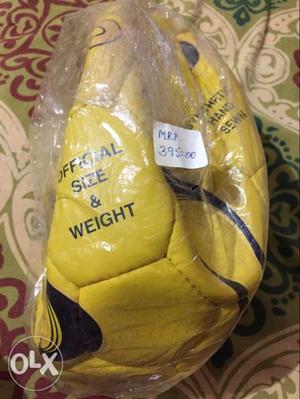 Yellow Soccer Ball Pack