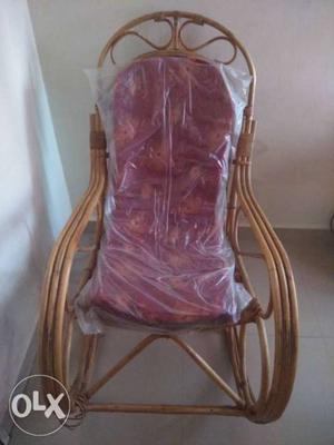 Cane chair with cushion in good condition