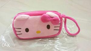 Cute kitty cartoon pouches