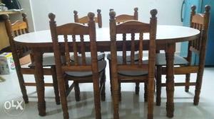 Dining set 6 chairs, eight