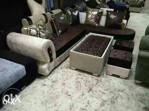 Full set of corner sofa set best quality at satya furniture