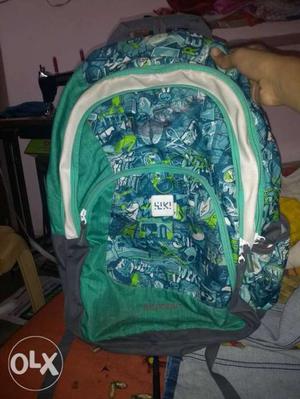 Green And Teal Backpack