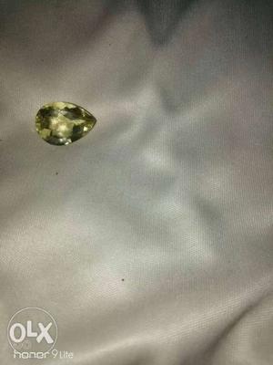 Green amethyst gemstone