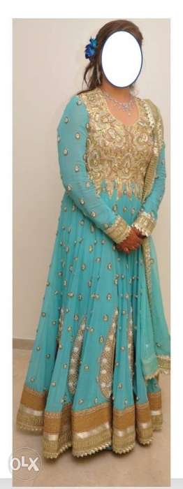Indian style engagement gown. worn only for 4