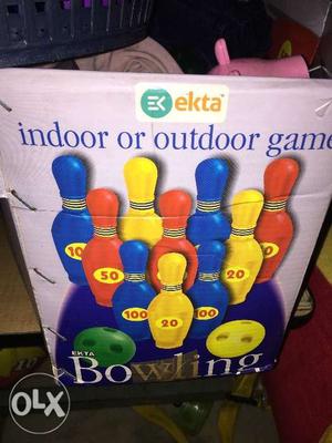 Kids indoor/outdoor bowling game.