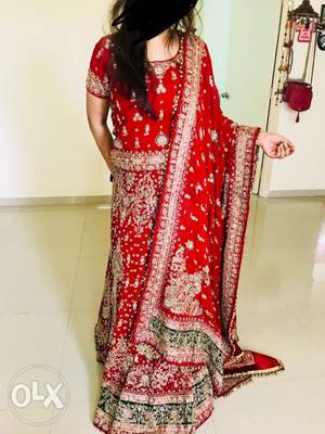 Red green lengha